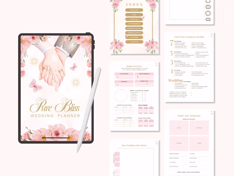 Cover image for Custom Interactive Digital Planner