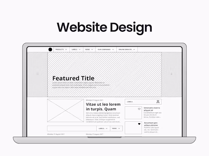 Cover image for Website Design
