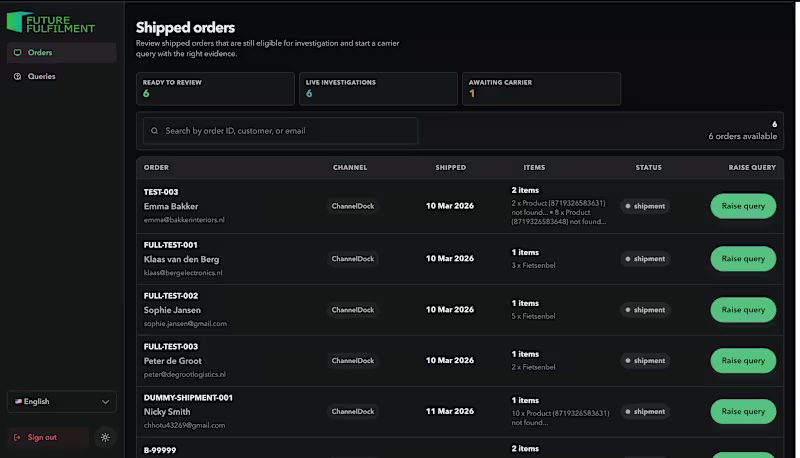 Cover image for Logistic Email Automation with Dashboard