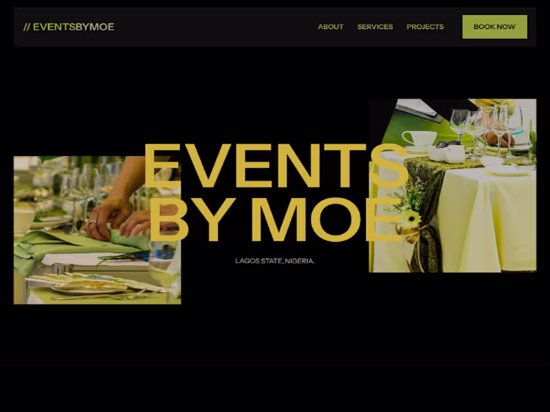 Cover image for EventsbyMoe Framer SEO Optimized Website