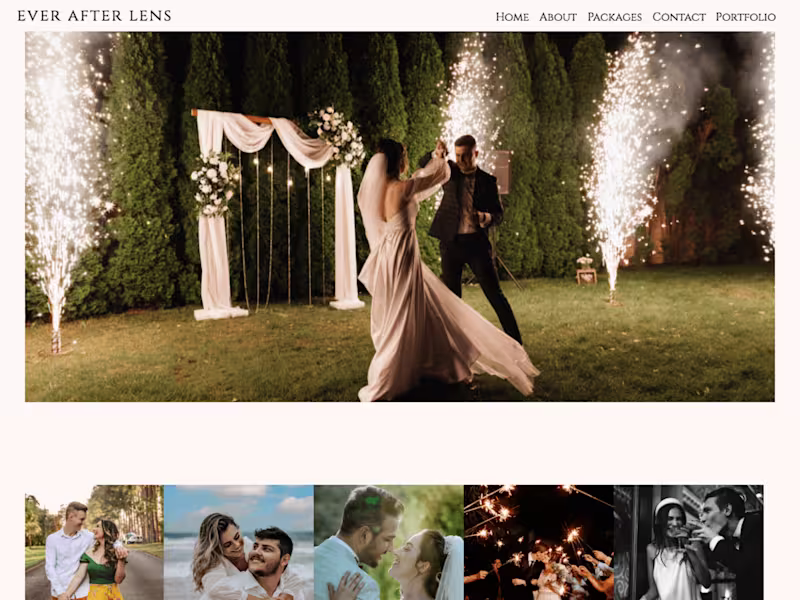 Cover image for Website Design for Wedding Photographer
