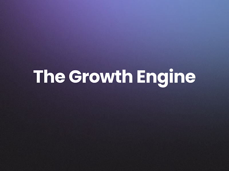 Cover image for The Growth Engine