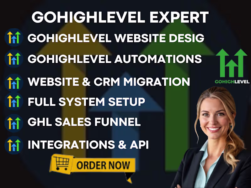 Cover image for GoHighLevel Sales Funnel, Website & CRM Migration | GHL Automate