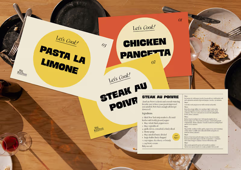 Cover image for Visual Identity for Cooking Masterclass