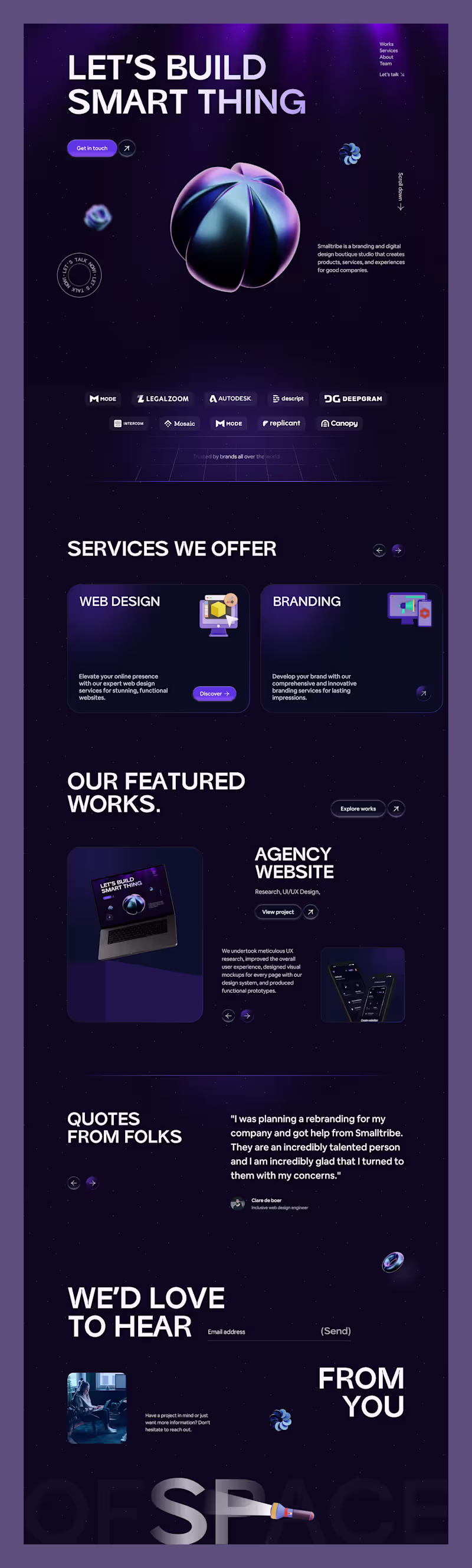 Cover image for Creative Digital Agency Landing Page


This
