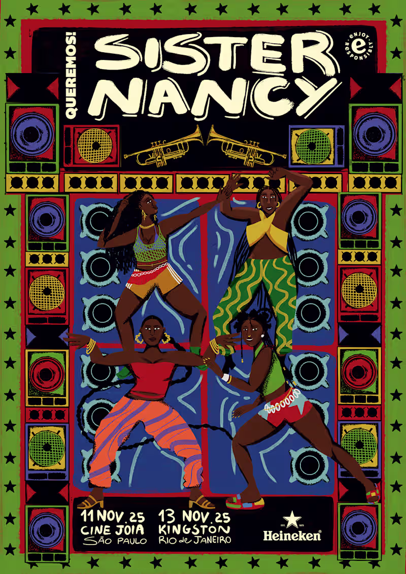 Cover image for Queremos!  Poster Design for Sister Nancy