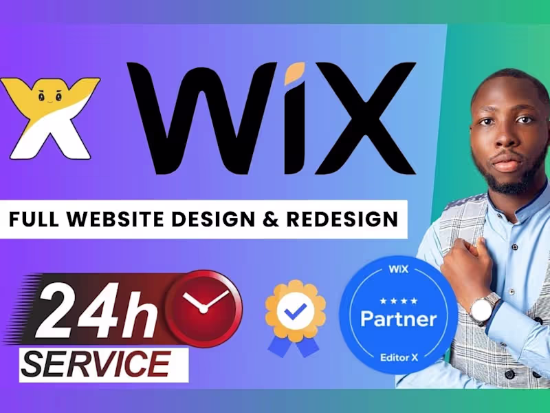 Cover image for Wix Website Design & Redesign Wix Editor Wix Studio Design