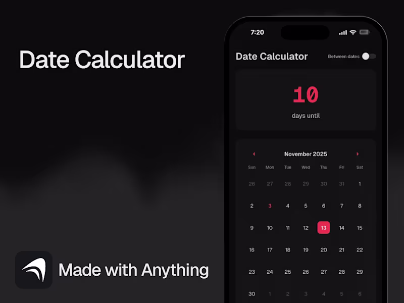 Cover image for Date Calculator App Development