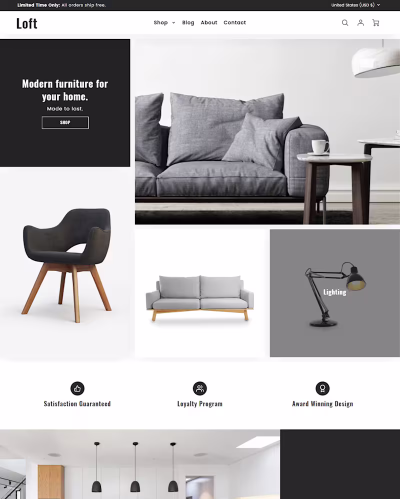 Cover image for Shopify Theme Loft