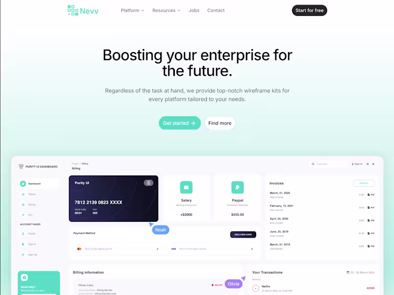 Cover image for Framer • Landing Page Design & Development