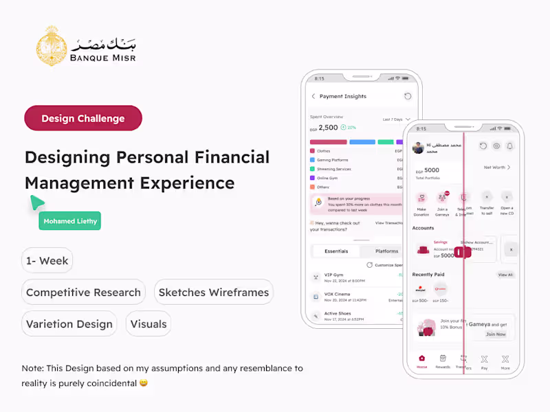 Cover image for Banque Misr Financial Management Experience