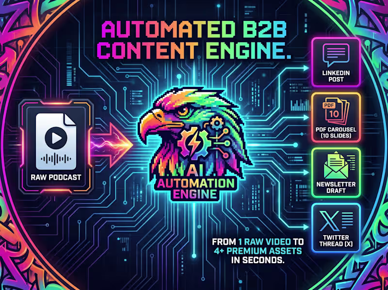 Cover image for Build an Autonomous AI Content Repurposing Engine