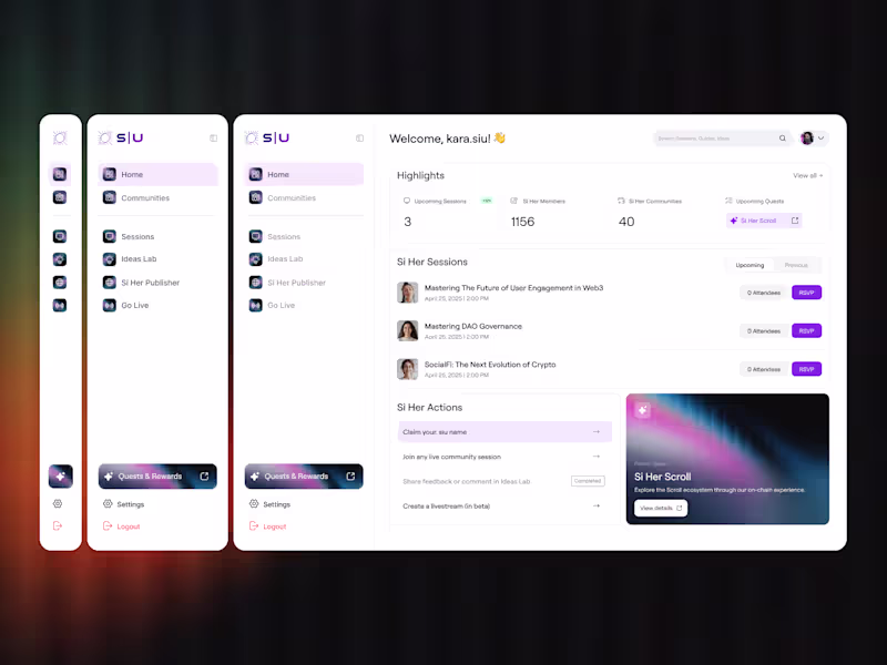 Cover image for Dashboard Design 🔥 

Designed for