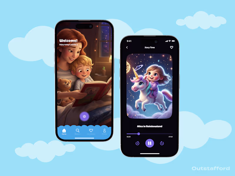 Cover image for AI Storytelling App UX/UI Design