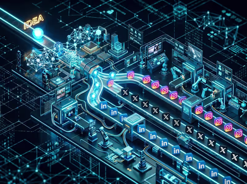 Cover image for AI-Powered Social Media Content Factory