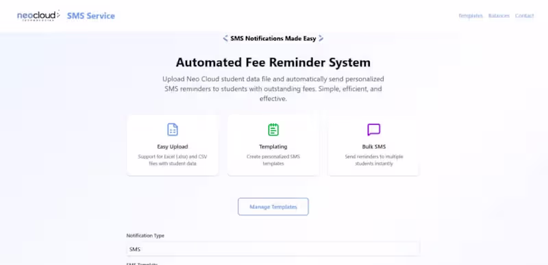 Cover image for Bulk Email & SMS Automation Platform Development