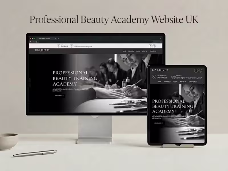 Cover image for Developed a professional website for