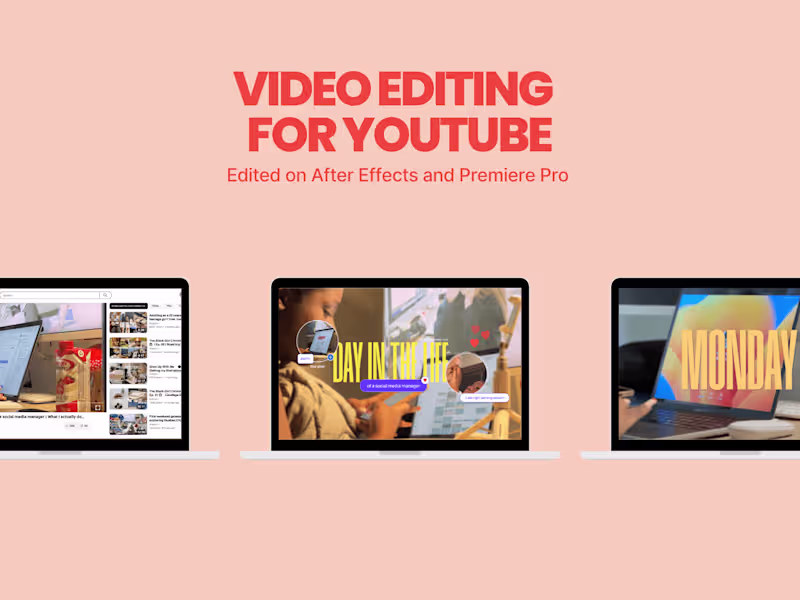 Cover image for Youtube Video Editing | Creative Vlog