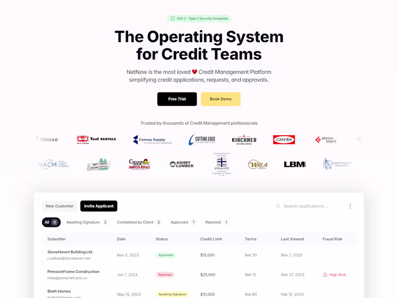 Cover image for NetNow - Credit Management System