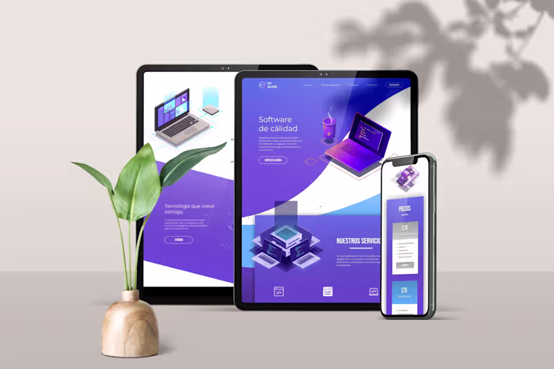 Cover image for Tech Agency Website UI/UX Design | High-Impact Digital Website