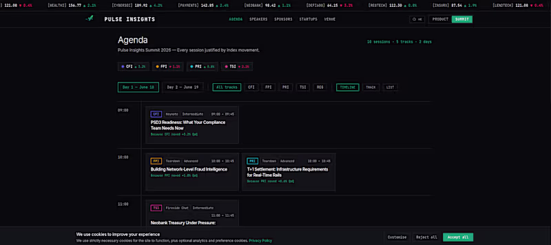 Cover image for Enterprise FinTech Insights Platform Demo for Decision-Makers