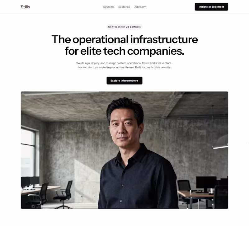 Cover image for High-end agency templates often use