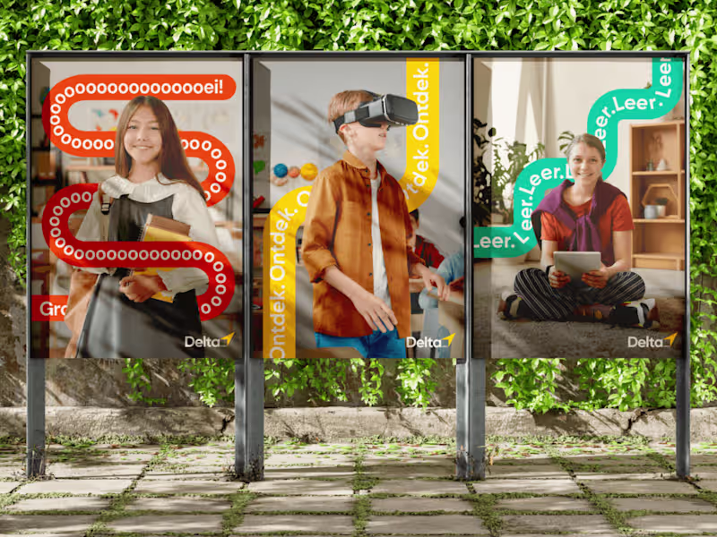 Cover image for DELTA vmbo Visual identity