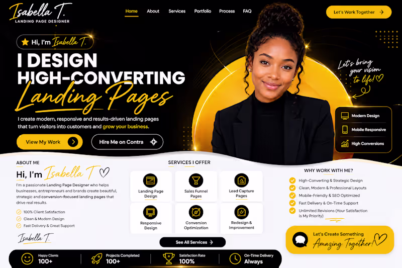 Cover image for LADING PAGE DESIGN