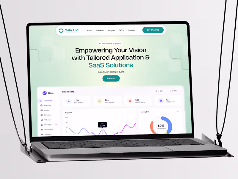 Cover image for SaaS solutions Providers & marketing agency website redesign