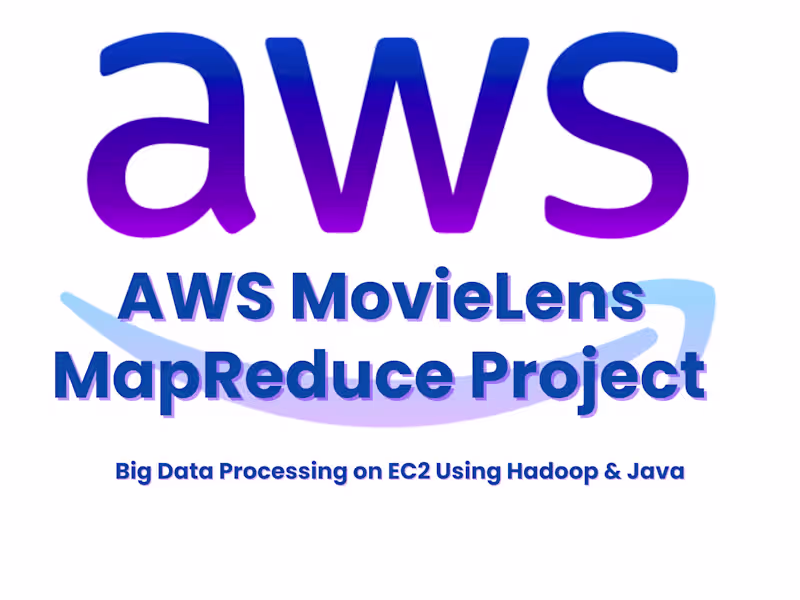 Cover image for Hadoop MapReduce Data Pipeline on AWS for Large-Scale Analysis