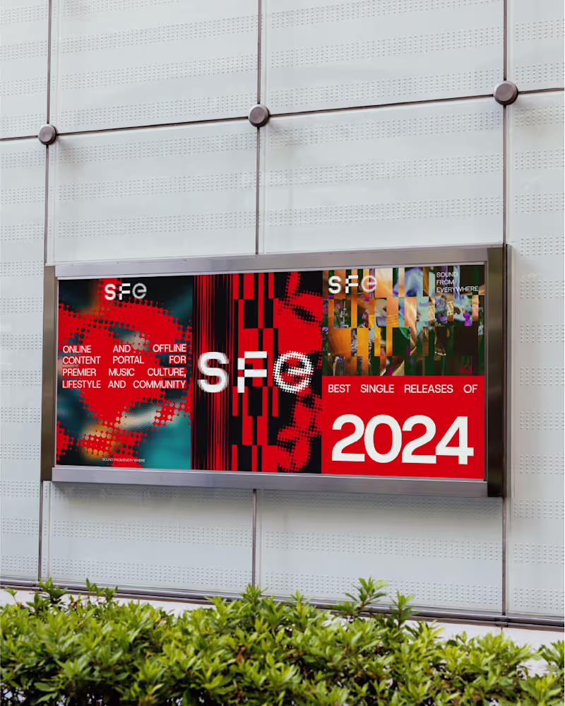 Cover image for Branding & Visual Identity for SFE - Music Media Branding