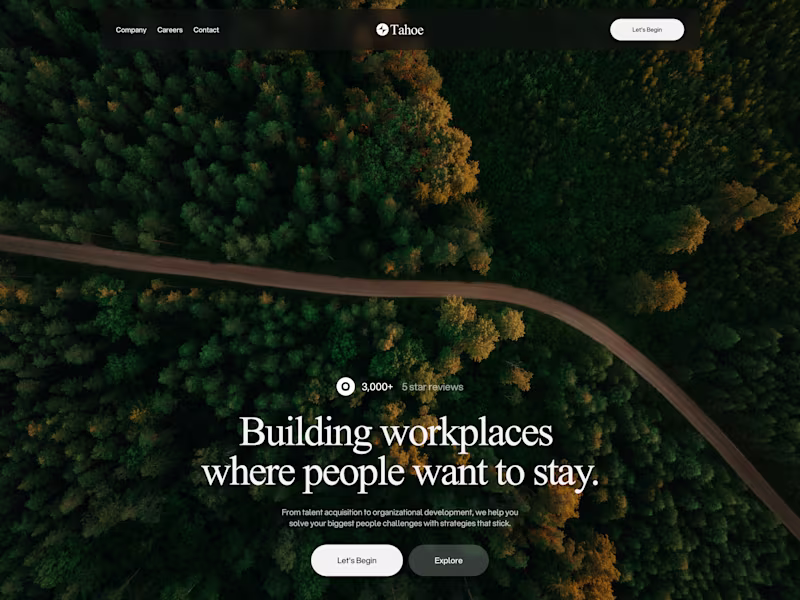 Cover image for Tahoe Consulting Website Design