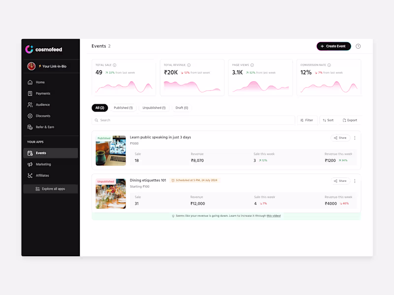 Cover image for Dashboard - SaaS Web Design