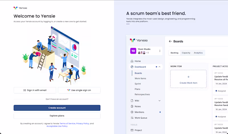Cover image for Full-featured project management and collaboration