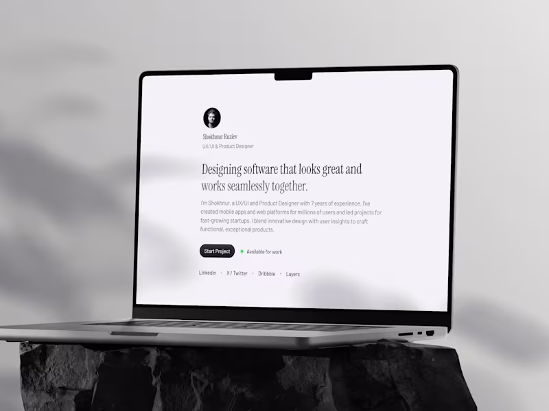 Cover image for Aspect - personal portfolio