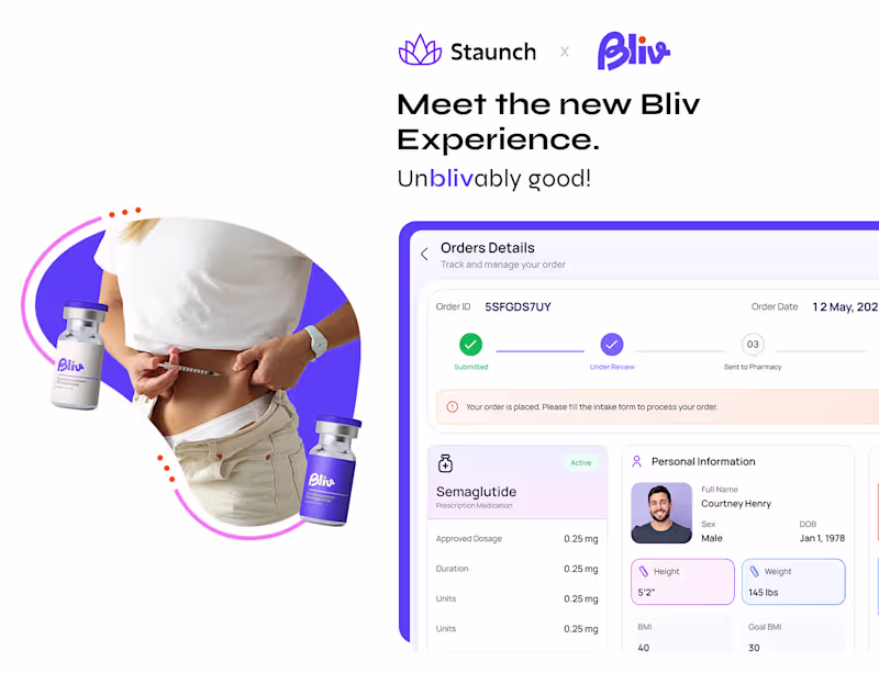 Cover image for Bliv - Reimagined Telemedicine Solution