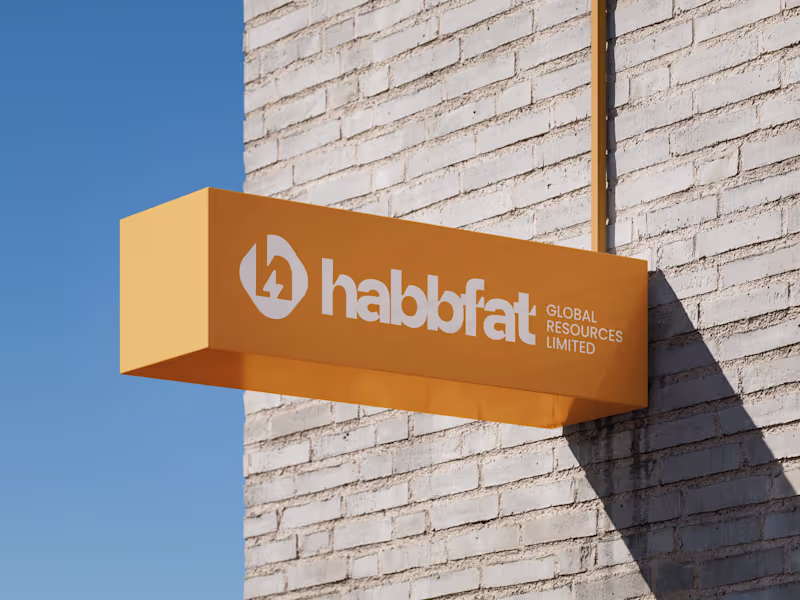 Cover image for I designed the logo and brand identity for Habbfat Global Re...