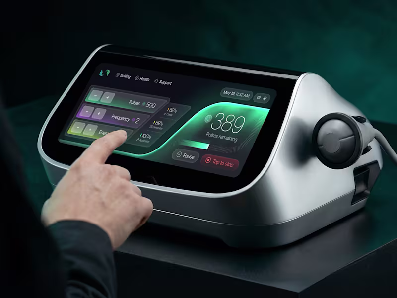 Cover image for HMI interface for medical equipment