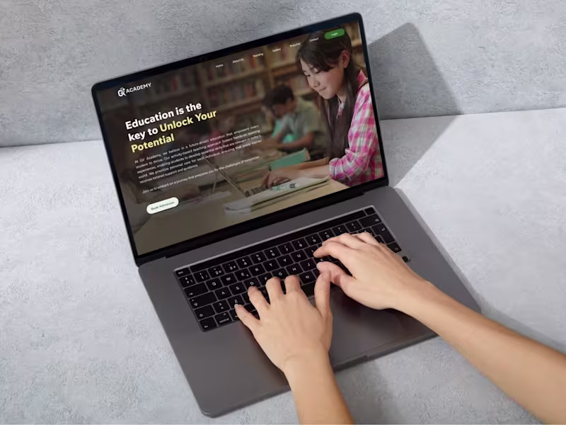 Cover image for GV Academy Website Design