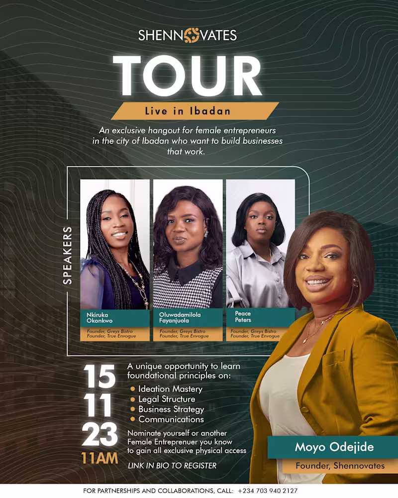 Cover image for Shennovates Tour