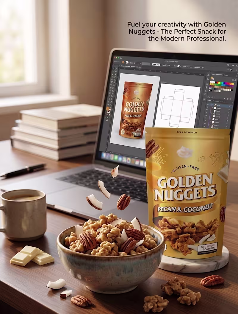 Cover image for Pouch Packaging Designs for Golden