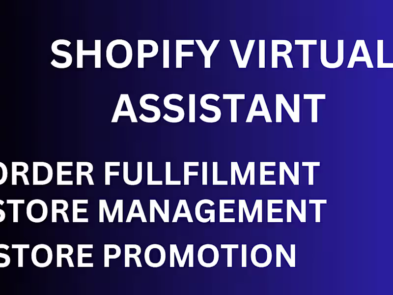 Cover image for Shopify dropshipping management , promotion to boost sales
