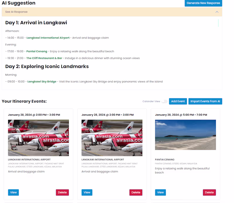 Cover image for Trip sync (Itinerary Planning App)