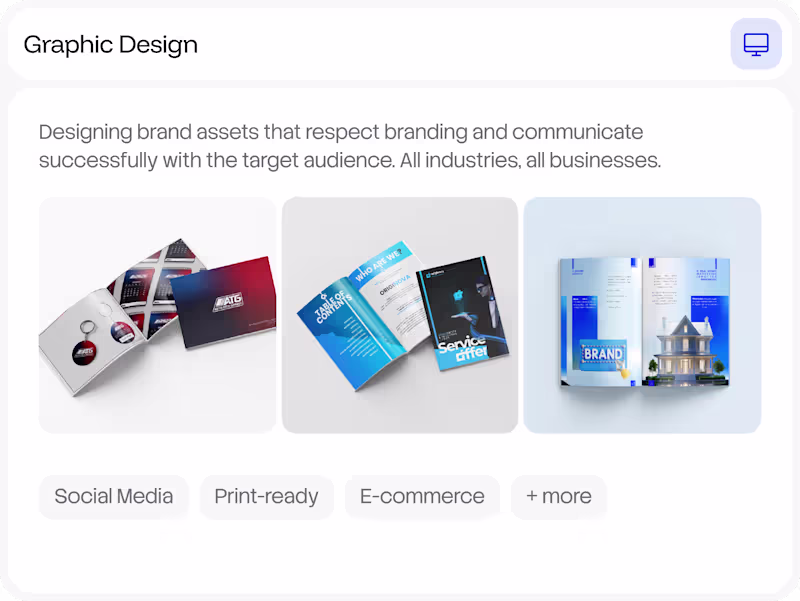 Cover image for Brand Collateral & Graphic Design