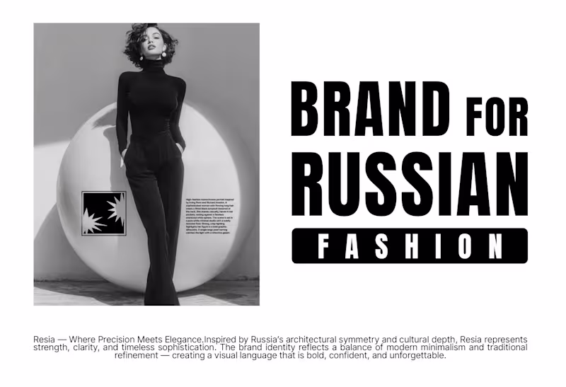Cover image for Unique Russian brand for fashion 