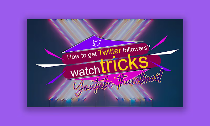 Cover image for I will design you tube thumbnail