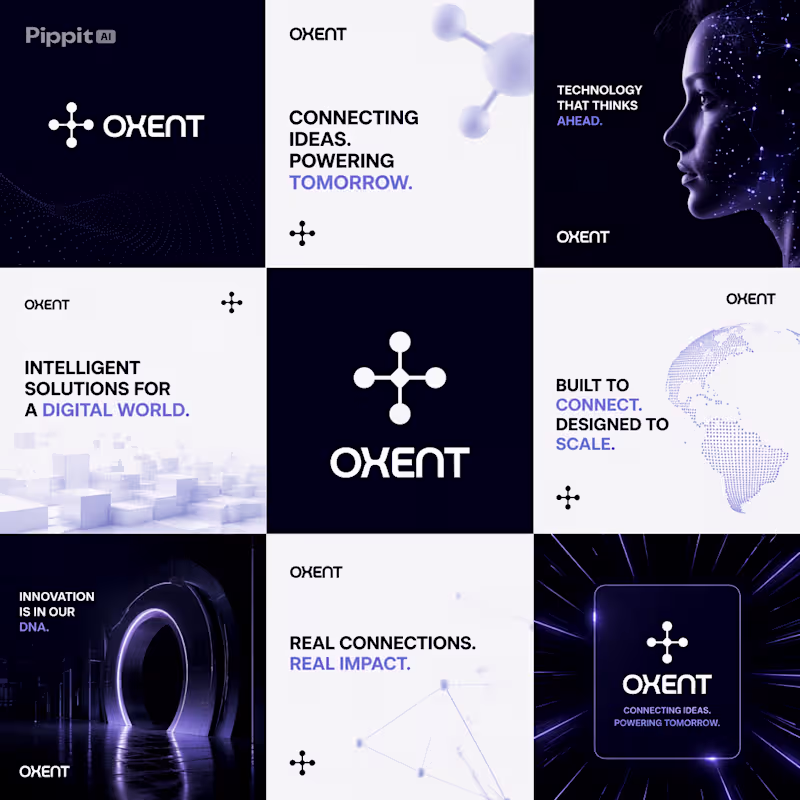 Cover image for OXENT — Tech Logo Design