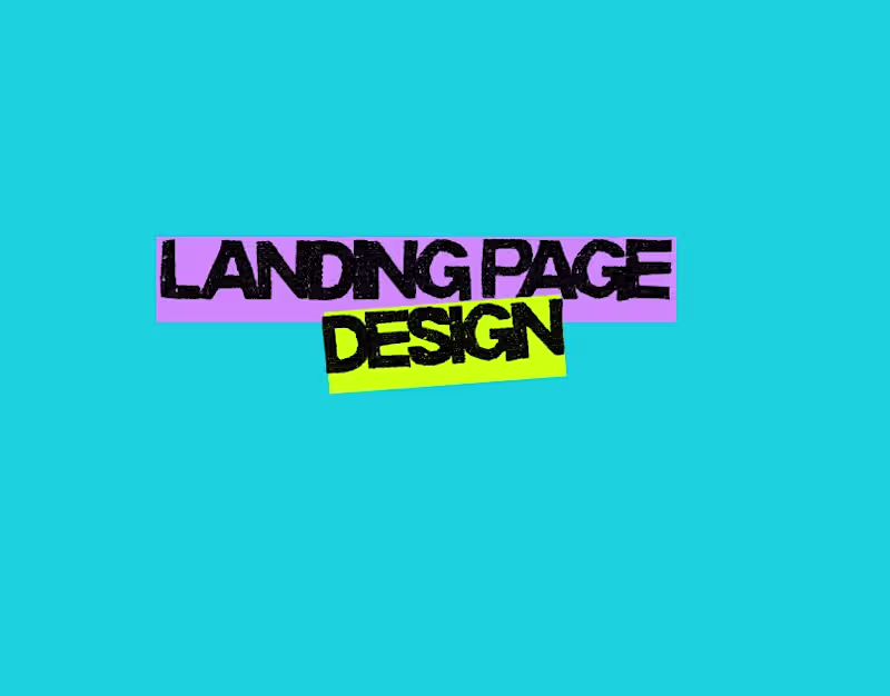 Cover image for Landing Page Design