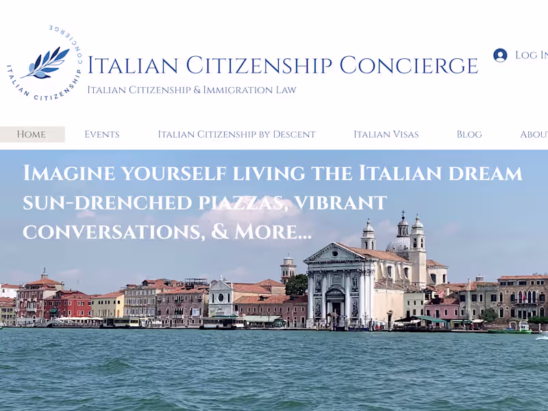 Cover image for Italian Citizenship Concierge | Jure Sanguinis