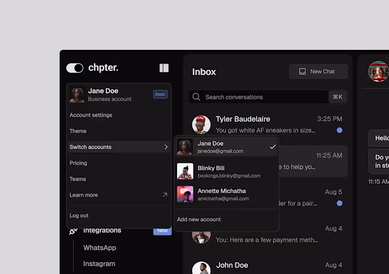 Cover image for Chpter - Dashboard redesign